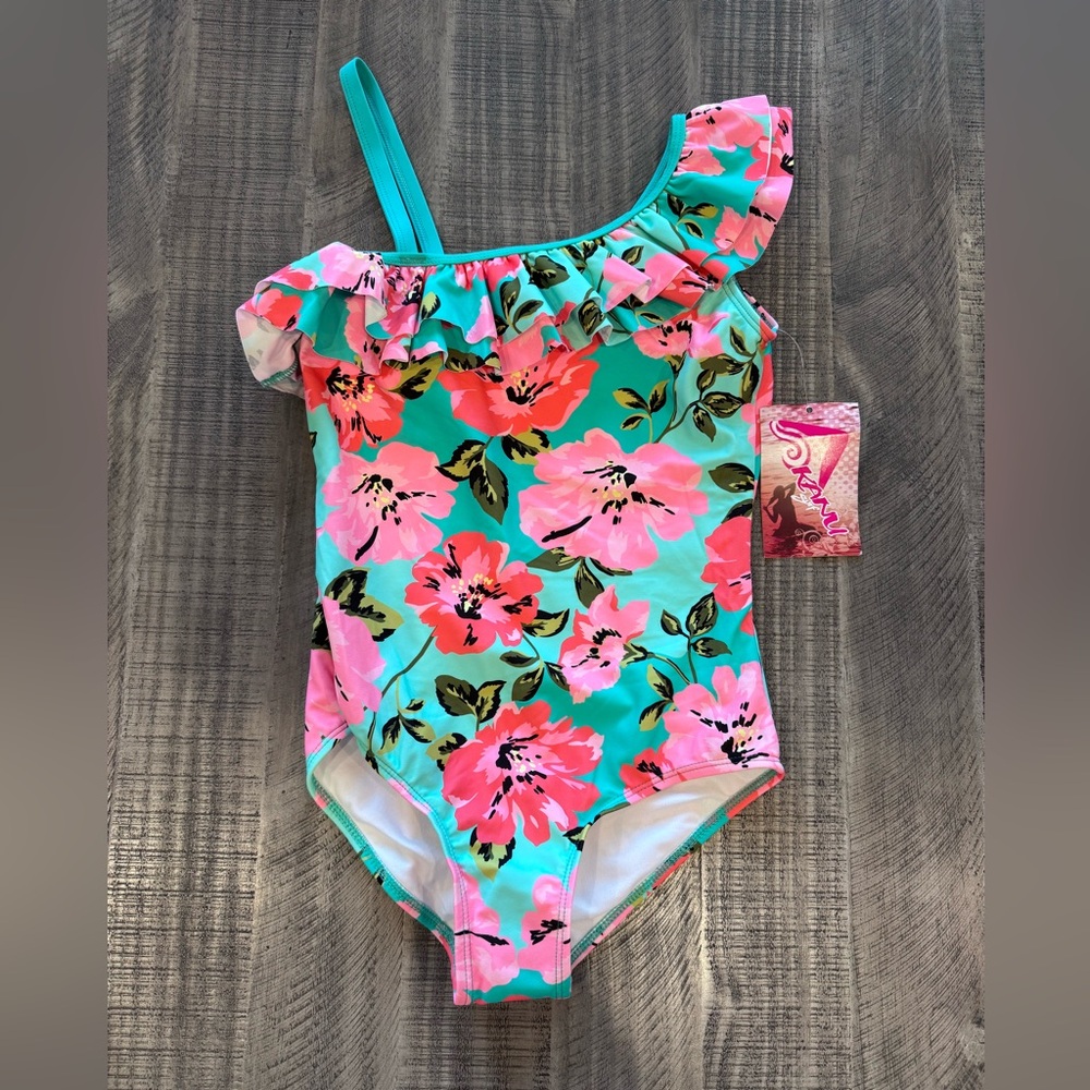 Floral Kids Swimwear- Kanu Surf size 14